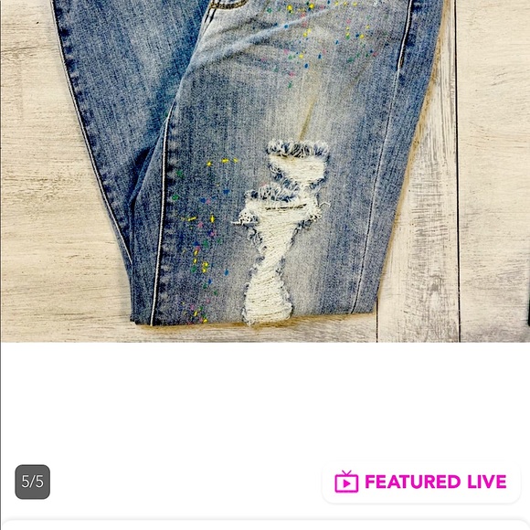 Judy Blue Jeans New Never Worn Judy Blue Paint Splatter Denim
